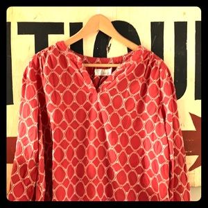 Time and Tru split neck tunic